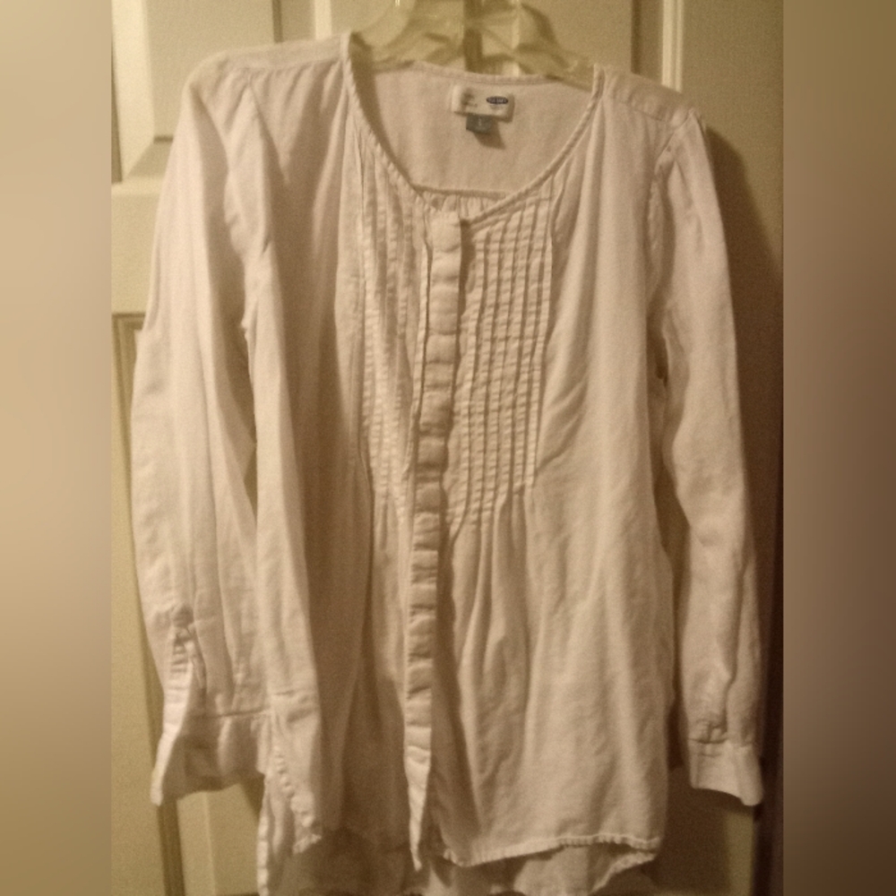 Old Navy Pintuck Tunic, L